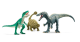 Schleich Dinosaurus Aanval van de drie dinosaurussen 72203 Exclusief