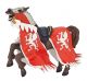 Papo History Rode Drakenkoning Paard 39388