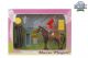 Kids Globe Horses Speelset met paard en accessoires 13cm 640120