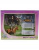 Kids Globe speelset 2 paarden met ruiters en accessoires 640072