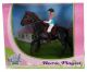 Kids Globe Horses Paard met Amazone donkerbruin 640078