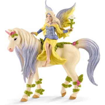 Schleich Elf Sera met bloemen eenhoorn 70565