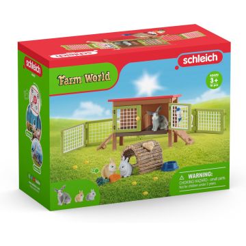 Schleich Farm World Konijnenhok 42420
