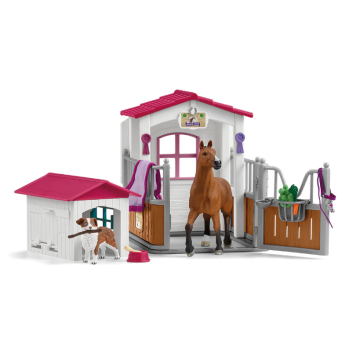 Schleich Horse Club Paardenbox met hondenkennel 72218 Special