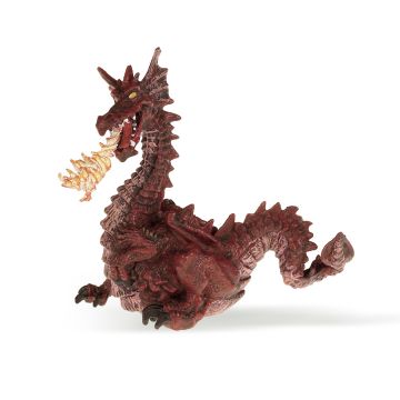 Papo Fantasy Rode draak met vlam 39016