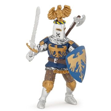Papo History Blauwe Ridder met Adelaars Helm 39362