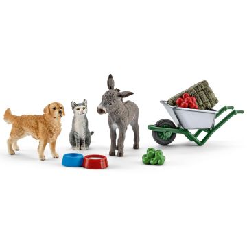 Schleich Farm World Voeren op de Boerderij 41423