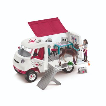 Schleich Horse Club Mobiele dierenarts met Hannover veulen 42439