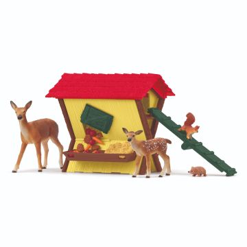 Schleich Farm World Het voeren van de bosdieren 42658
