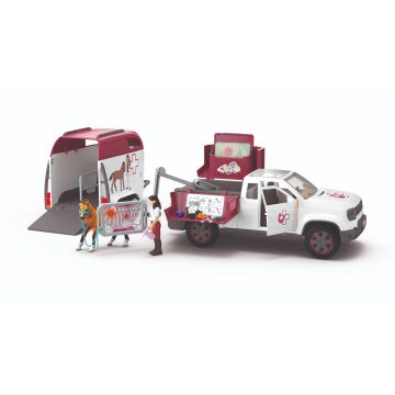 Schleich Horse Club Mobiele Dierenarts met Trailer 42704