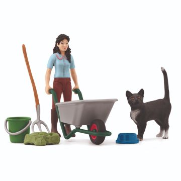 Schleich Horse Club Uitmesten en Verzorgingsset 42747