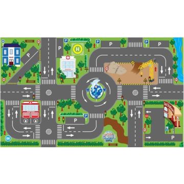 Kids Globe Traffic Verkeerskleed met led lichten 570271 