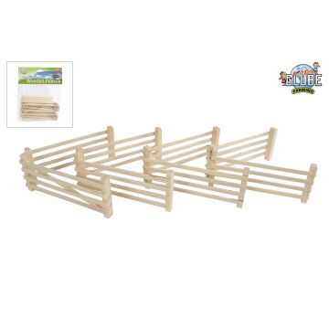 Kids Globe Farming Houten hekken 6stuks 1:32 610667
