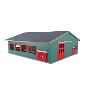 Kids Globe Loopstal met berging en weiland 1:32 610310