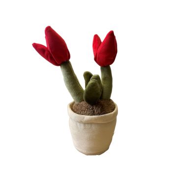 Take Me Home plant pluche tulp Rood 27cm 660627
