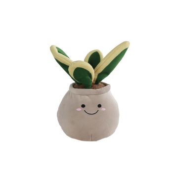 Take Me Home Beige ronde pot L pluche 22cm 661165
