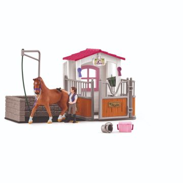 Schleich Horse Club Paardenbox met Wasplaats 72177 Exclusief