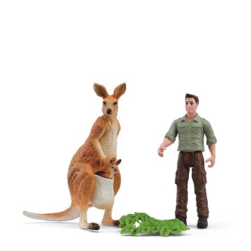 Schleich Wild Life Kangoeroetour met de Ranger 81540