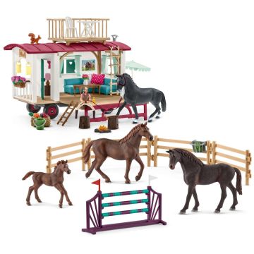Schleich Horse Club Geheime Training bij de Caravan exclusief 72141 