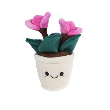 Take Me Home Cyclaam/lenteroos L pluche Witte pot 24cm 661215