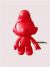Rodekleurige Smurf 20 cm