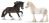Schleich Farm World Shire Paarden Set 