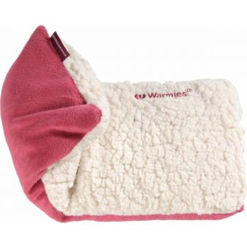 Warmies Hotpack Sherpa beige/rood