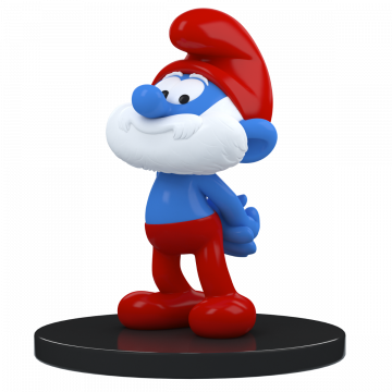 Blue Resin Grote Smurf 700101