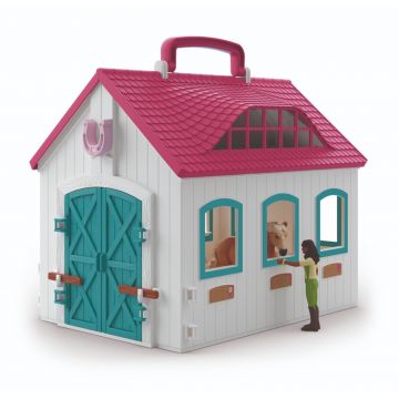 Schleich Horse Club Open Stal "Kleine Hoefijzer" 42703