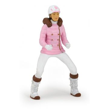 Papo Horses Winter Ruiter Meisje Roze 52011
