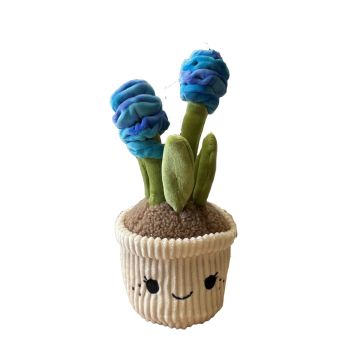 Take Me Home plant pluche hyacint Blauw 29cm 660658