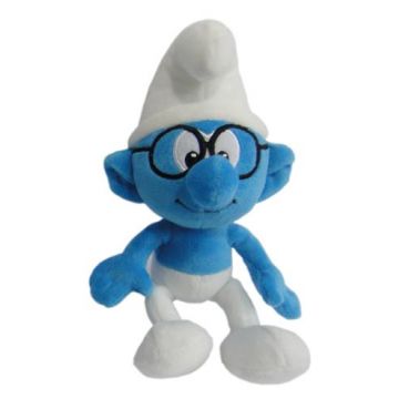 Pluche Bril Smurf - 20 cm 702003