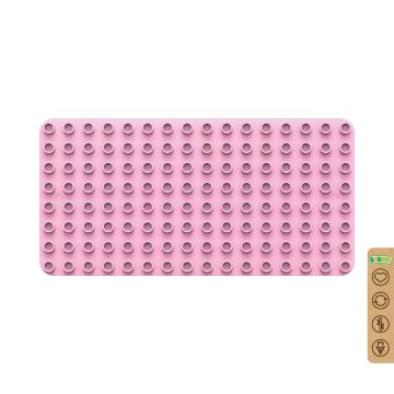 BiOBUDDi Basisplaten basisplaat roze BB-0017 Flamingo pink