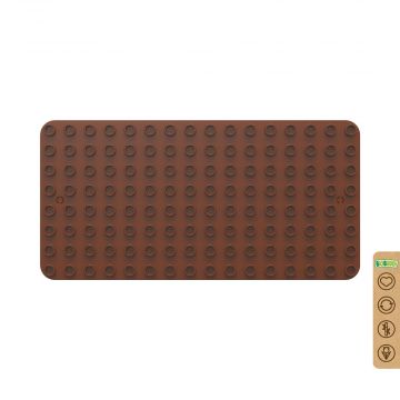 BiOBUDDi Basisplaten basisplaat bruin BB-0017 Caramel Brown