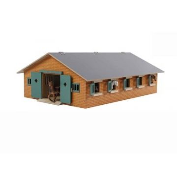Kids Globe Farming Paardenstal met 9 boxen 1:32 610544
