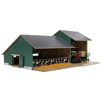 Kids Globe Farming Stal met Landbouwloods 1:32 610200