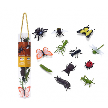Mojo Wild Life mini insecten en spinnen 12st 380058