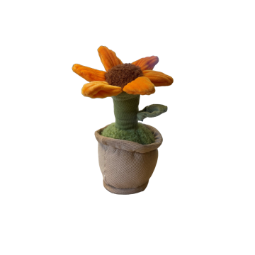 Take Me Home plant pluche Zonnebloem 12-17cm 660620