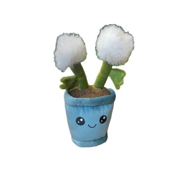 Take me home plant pluche paardenbloem Blauw 23 cm 660663
