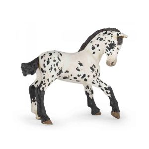 Papo Horses Paard Zwarte Appeloosa Veulen 51540 