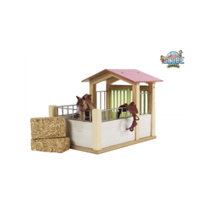 Kids Globe paardenbox roze (excl. accessoires) 610206