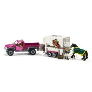 Schleich Horse Club Pickup met Trailer 42346 