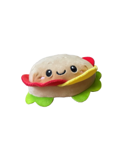 Fluffy Menu fast food pluche Hamburger 16/11cm 660651