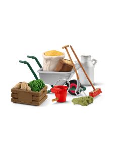 Schleich Farm World Stal verzorging accessoires 42610