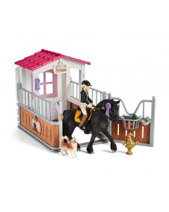 Schleich Horse Club Paardenbox met Horse Club Tori & Princess 42437 