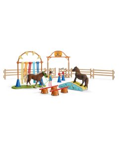 Schleich Farm World Pony Behendigheids Training 42481 
